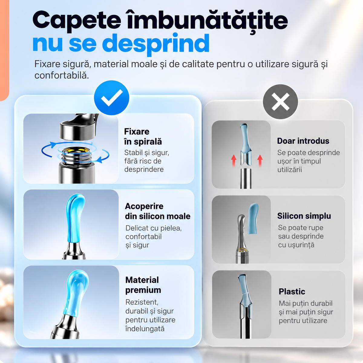 Endoscop auricular Bebird R1, cameră Wi-Fi 3MP, rezistent la apă, negru